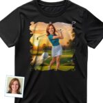 Custom Female Golf Player Shirt – Personalized Golf Tee Customywear www.customywear.com 3 Custom Female Golf Player Shirt – Personalized Golf Tee T-shirts for Women www.customywear.com 3