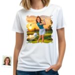 Custom Female Golf Player Shirt – Personalized Golf Tee Customywear www.customywear.com 4 Custom Female Golf Player Shirt – Personalized Golf Tee T-shirts for Women www.customywear.com 4