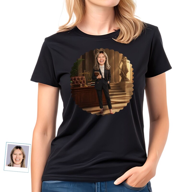Custom Female Lawyer Shirt Personalized Attorney Gift for Women (19)