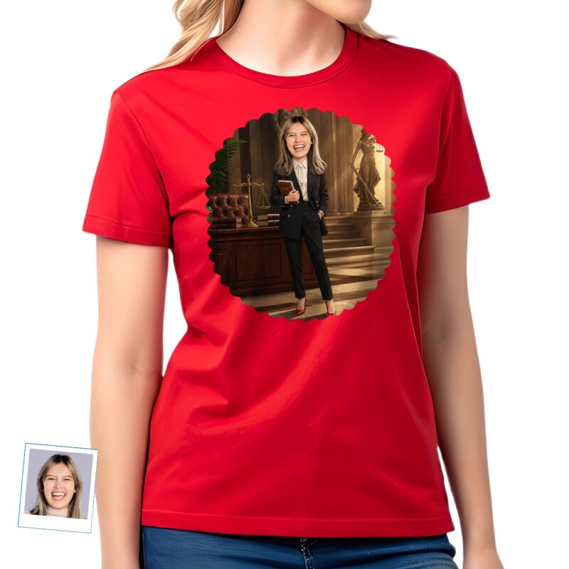 Custom Female Lawyer Shirt Personalized Attorney Gift for Women (21)