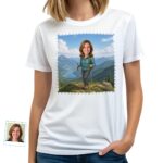 Custom Hiking Woman Shirt – Personalized Female Hiker Mountain Tee Customywear www.customywear.com 4 Custom Hiking Woman Shirt – Personalized Female Hiker Mountain Tee T-shirts for Women www.customywear.com 4
