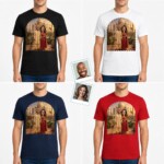 Custom Indian Couples T-Shirts – Personalized Photo Tee for Travel Lovers T-shirts for Couple www.customywear.com 6