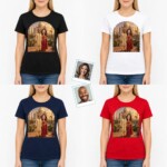 Custom Indian Couples T-Shirts – Personalized Photo Tee for Travel Lovers T-shirts for Couple www.customywear.com 7