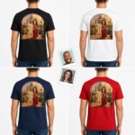 Custom Indian Couples T-Shirts – Personalized Photo Tee for Travel Lovers T-shirts for Couple www.customywear.com 8