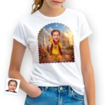 Custom Indian Girl Tee | Transform Your Photo to Personalized T-Shirt Girl's T-shirts www.customywear.com 4