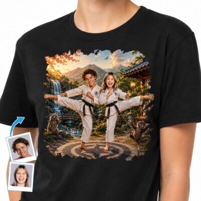 Custom Karate Couples Tee – Personalized Martial Arts Anniversary Gift Customywear www.customywear.com Custom Karate Couples Tee – Personalized Martial Arts Anniversary Gift T-shirts for Couple www.customywear.com