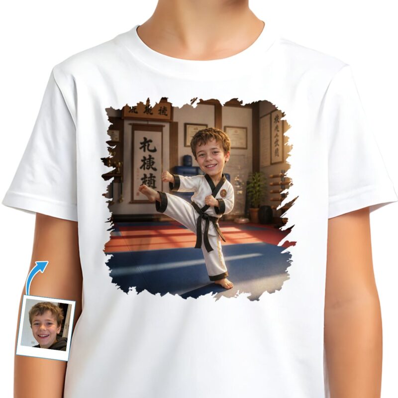 Custom Karate Kid Boys Shirt | Personalized Martial Arts Youth Tee Customywear www.customywear.com Custom Karate Kid Boys Shirt | Personalized Martial Arts Youth Tee Boy's T-shirts www.customywear.com