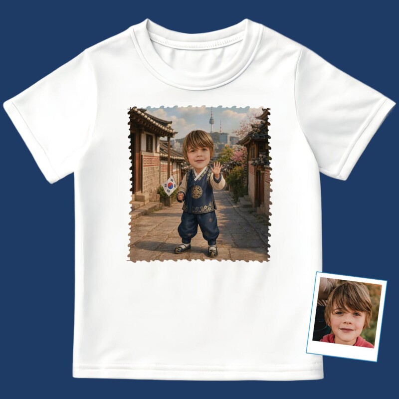 Custom Korean Boy Shirt Personalized Korea Country Tour Tee for Travel Lovers (11)