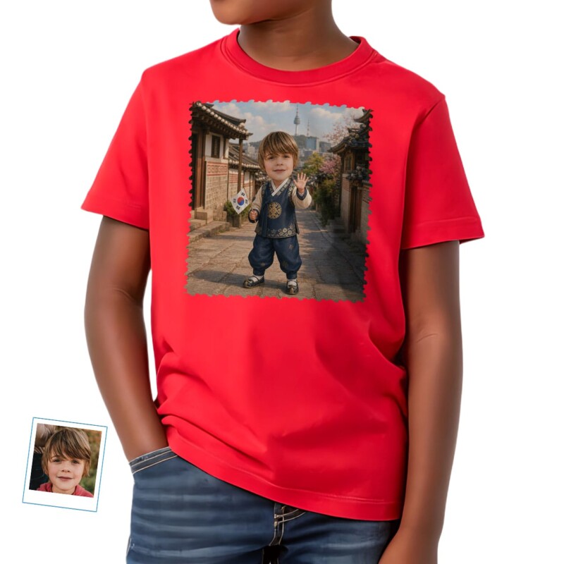 Custom Korean Boy Shirt Personalized Korea Country Tour Tee for Travel Lovers (14)