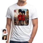 Custom London Couples Shirts | Royal Guard Personalized Tee Customywear www.customywear.com 5 Custom London Couples Shirts | Royal Guard Personalized Tee T-shirts for Couple www.customywear.com 5