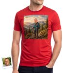 Custom Male Hiking Shirt | Personalized Mountain Adventure Tee Customywear www.customywear.com 6 Custom Male Hiking Shirt | Personalized Mountain Adventure Tee T-shirts For Men www.customywear.com 6