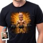 Custom Muscle Man Barbell Gym Shirt Personalized Workout Tee (1)