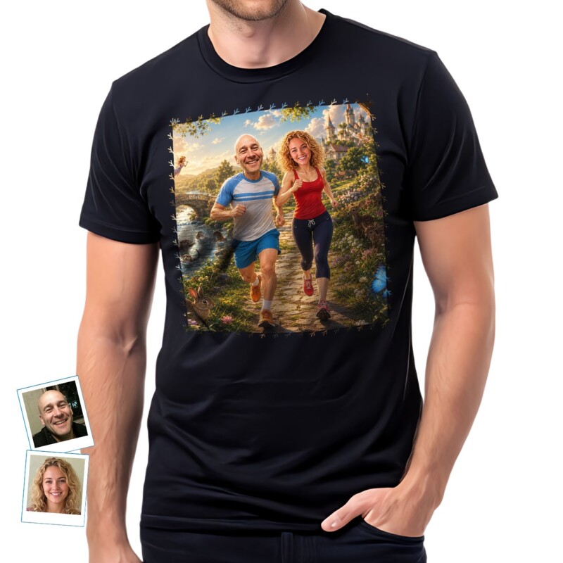 Custom Running Couples Shirts Personalized Workout Gift (10)