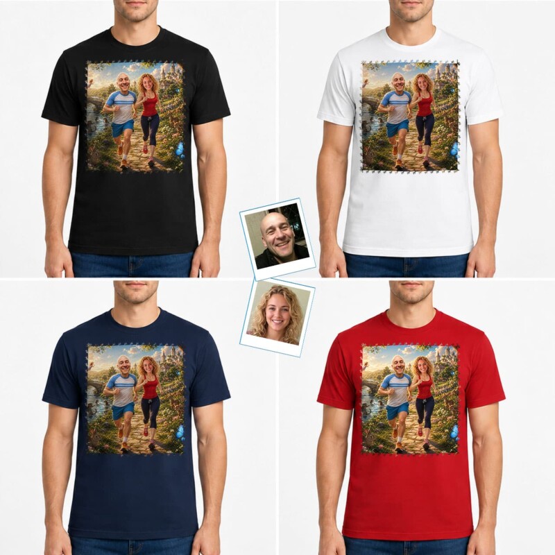 Custom Running Couples Shirts Personalized Workout Gift (11)