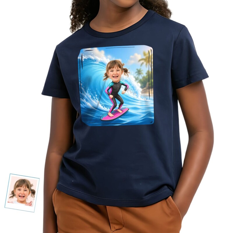 Custom Surfing Girl Youth Tee (15)