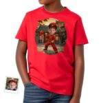 Custom Youth Chinese Traditional Shirt | Personalized China Art Gifts for Boys Boy's T-shirts www.customywear.com 6