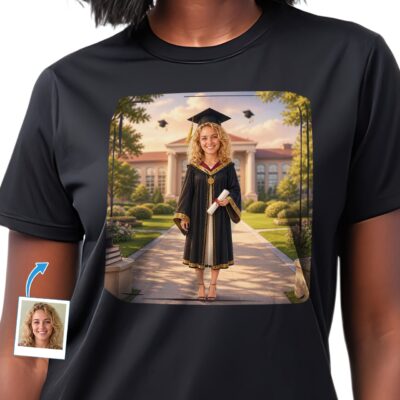 Customized Graduation Shirts with Pictures – Personalize Your Tee T-shirts for Women www.customywear.com