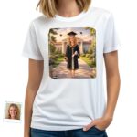 Customized Graduation Shirts with Pictures – Personalize Your Tee T-shirts for Women www.customywear.com 4