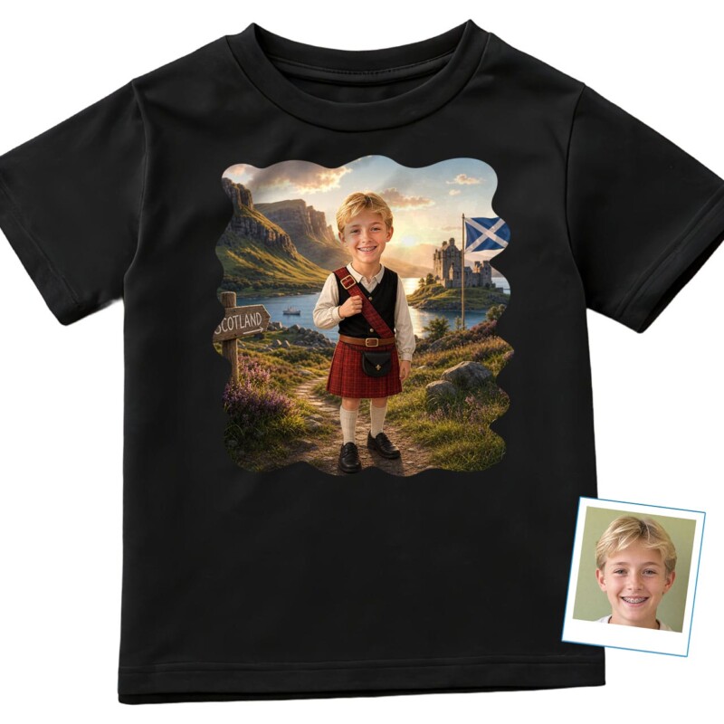 Embrace Scottish Heritage with Our Custom Scottish Boy Shirt (3)