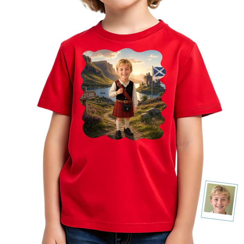 Embrace Scottish Heritage with Our Custom Scottish Boy Shirt (6)