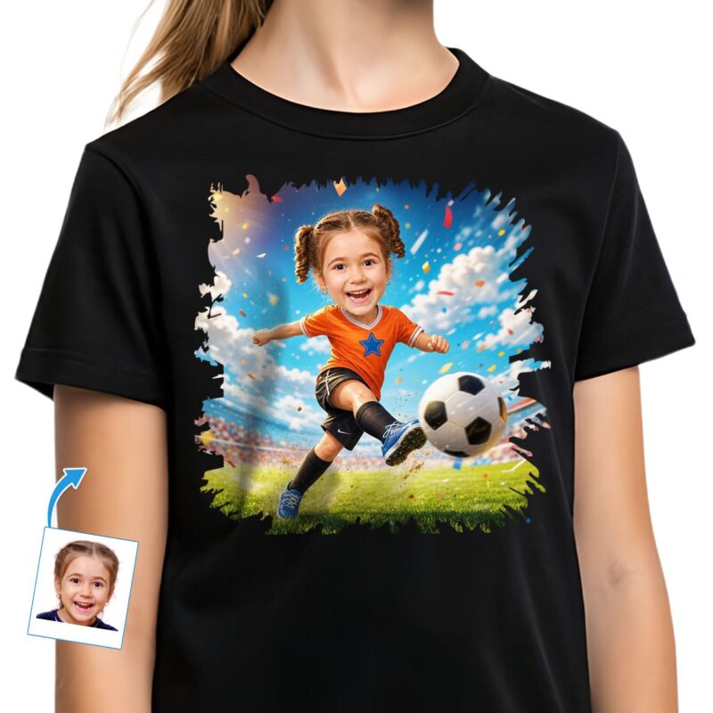 Girl’s Soccer Shirt: Start Them Young on the Field Girl's T-shirts www.customywear.com