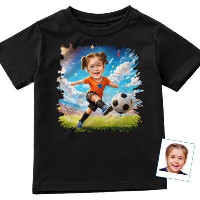 Girl’s Soccer Shirt: Start Them Young on the Field Girl's T-shirts www.customywear.com 2