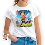 Girl’s Soccer Shirt: Start Them Young on the Field Girl's T-shirts www.customywear.com 4