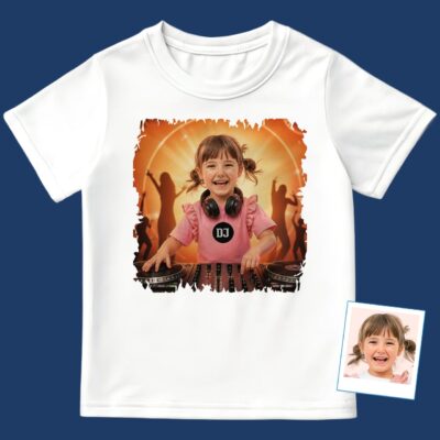Girls’ Trendy Music T-shirts – Custom Wearable Art Girl's T-shirts www.customywear.com 2