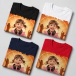 Girls’ Trendy Music T-shirts – Custom Wearable Art Girl's T-shirts www.customywear.com 8