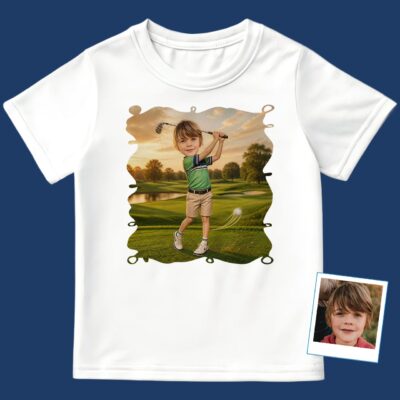Camisetas de golf para niños: camisetas personalizadas para jóvenes golfistas Camisetas para niño www.customywear.com 2