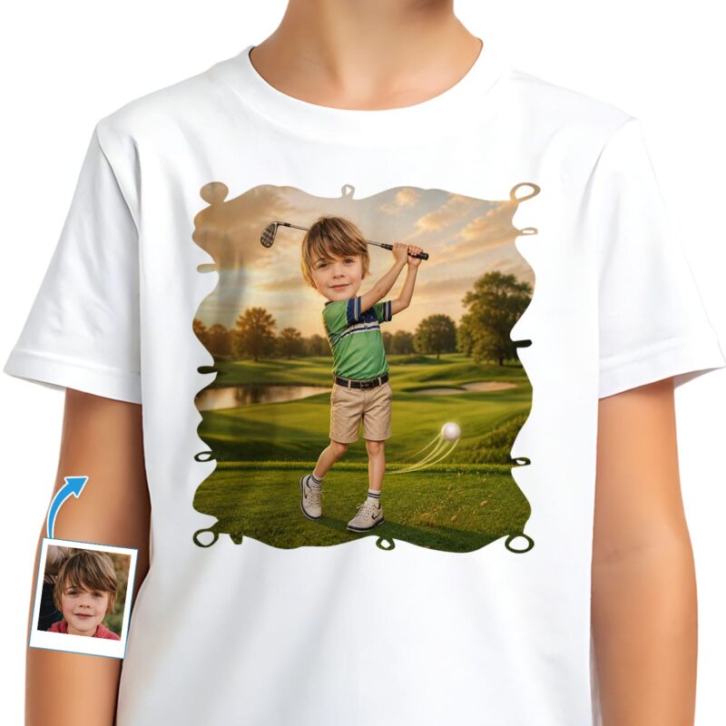 Golf Shirt for Kids – Personalized Tees for Young Golfers Boy's T-shirts www.customywear.com