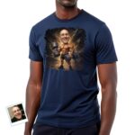Personalized Gym Shirts – Vintage Muscle Workout Tee with Your Photo T-shirts For Men www.customywear.com 5