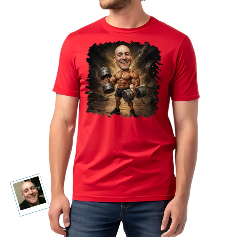 Personalized Gym Shirts – Vintage Muscle Workout Tee with Your Photo (18)