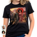 Personalized Japanese Couple Shirts – Custom Portrait Tees for Anniversary T-shirts for Couple www.customywear.com 4