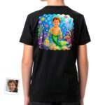 Personalized Mermaid Boy Ocean T-Shirt | Custom Underwater Adventure Tee Customywear www.customywear.com 7 Personalized Mermaid Boy Ocean T-Shirt | Custom Underwater Adventure Tee Boy's T-shirts www.customywear.com 7