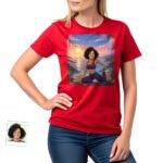 Tricou personalizat de yoga pentru plajă pentru femei | Tricou de yoga personalizat Tricouri pentru femei www.customywear.com 6