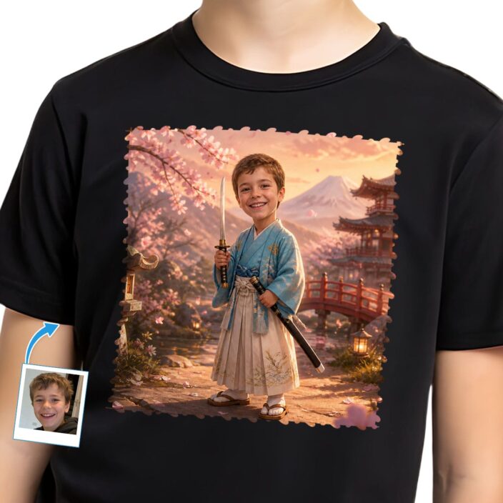 Samurai boy tee - Personalized Japan Travel Samurai Tee (1)