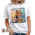 Surfing T-Shirt for Couple – Ride the Waves Together Customywear www.customywear.com 4 Surfing T-Shirt for Couple – Ride the Waves Together T-shirts for Couple www.customywear.com 4