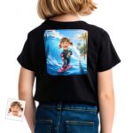Surfing T-Shirt for Toddler Toddler Girl T-shirts www.customywear.com 6