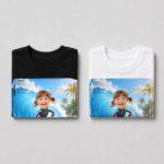 Surfing T-Shirt for Toddler Toddler Girl T-shirts www.customywear.com 7