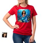 Transform Your Photo into a Custom Little Mermaid Tee – Perfect Mermaid Gifts T-shirts for Women www.customywear.com 6