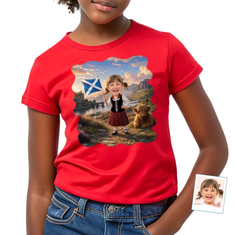 Unleash Scottish Charm with Our Custom Scottish Girl Shirt (7)