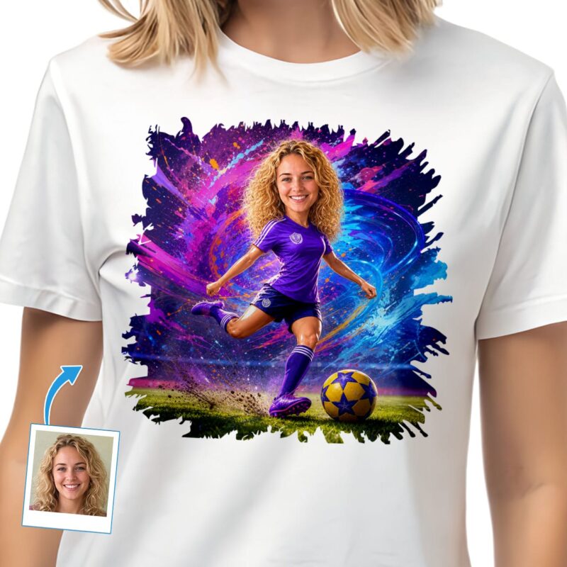 Women’s Soccer Shirt: Custom Designed Soccer T-Shirts for Women | Personalized Sports Apparel T-shirts for Women www.customywear.com