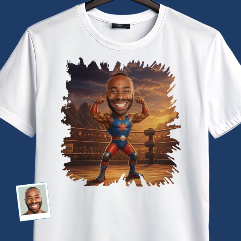 Wrestler man wrestling shirt (15)
